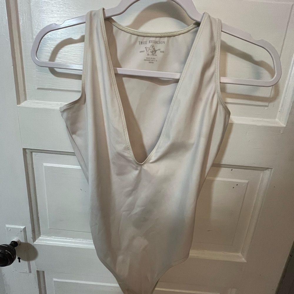 True Religion Cream Bodysuit